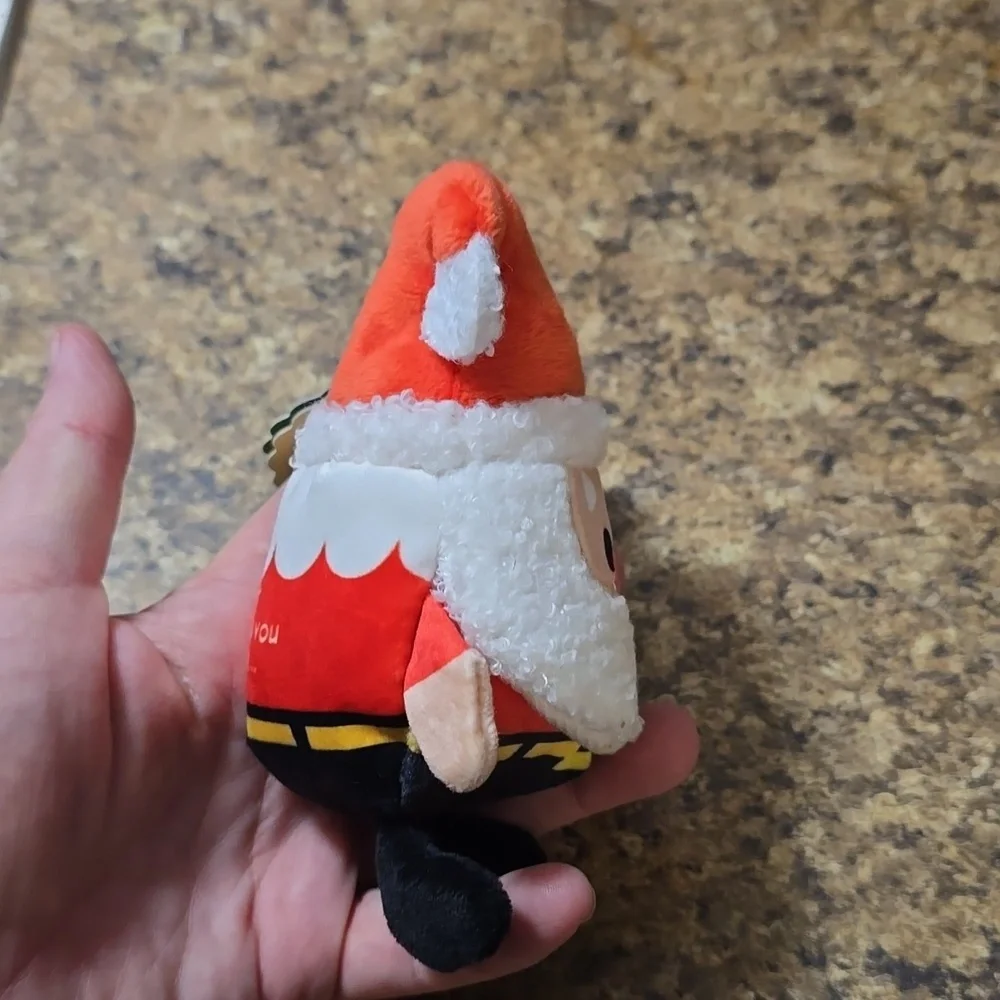 Bark‎ Saucy Claus Santa Plush Dog Toy NWT Size Small 0-20 Pounds